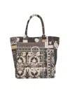Isabel Marant Logo Print Tote Bag In Brown