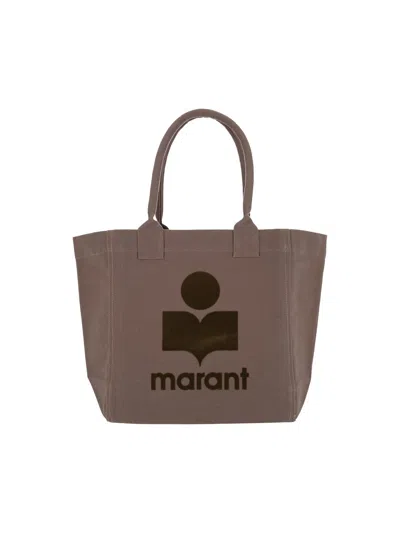 Isabel Marant 'yenky' Small Tote Bag In Green