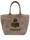 Isabel Marant Yenky Small Tote Bag In Green
