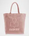 Isabel Marant Yenky Small Washed Canvas Tote Bag