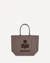 Isabel Marant Yenky Cotton Rectangular Tote Bag In Multi