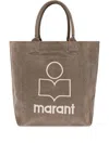 Isabel Marant Yenky Tote Bag In Dark Khaki