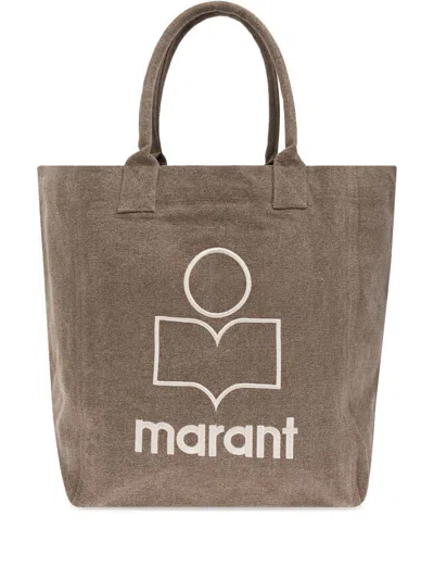 Isabel Marant Yenky Tote Bag In Dark Khaki