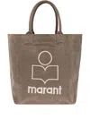Isabel Marant Yenky Tote Bag In Dark Khaki