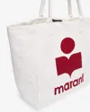 Isabel Marant Yenky Tote Bag In Ecru