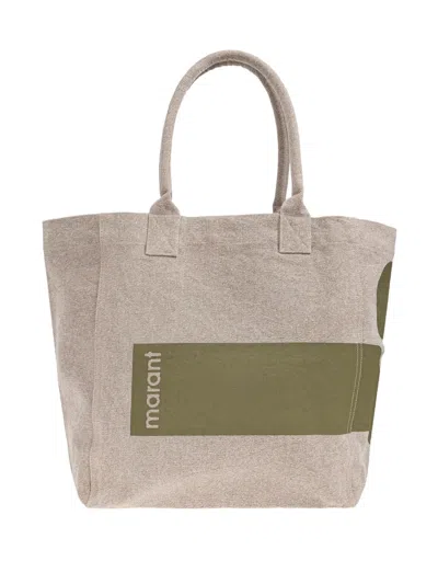 Isabel Marant Yenky Tote Bag In Gray