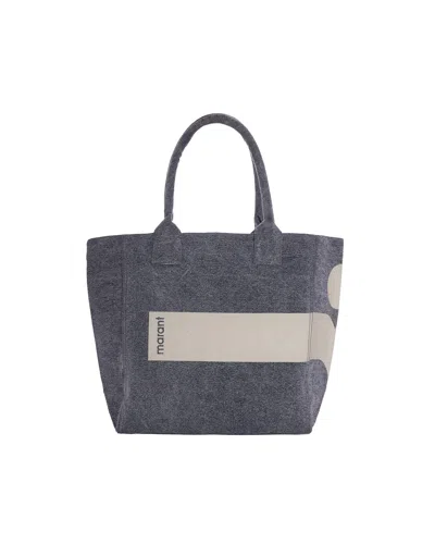 Isabel Marant Yenky Tote Bag In Gray