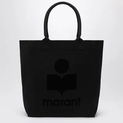 Isabel Marant Yenky Tote Bag In Black Canvas