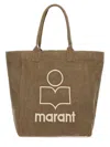 Isabel Marant Yenky Tote Bag In Military Green