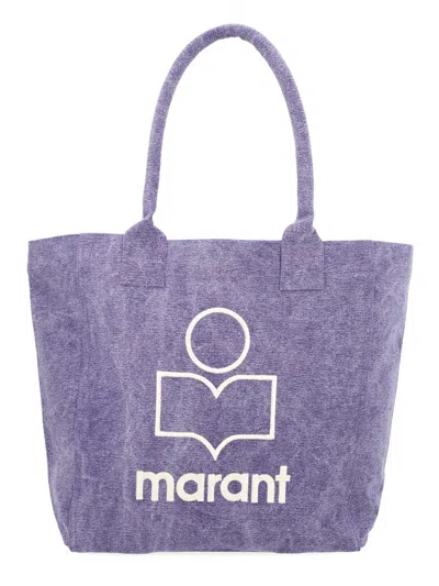Isabel Marant Women Yenky Tote Bag Small In Purple