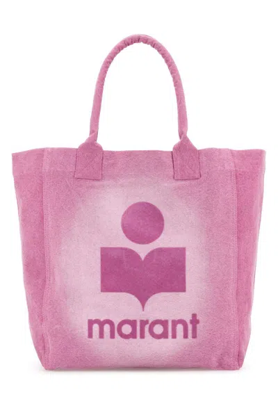 Isabel Marant Yenky Tote Bag With Flocked In Pink