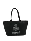 Isabel Marant Yenky Zip-up Tote Bag In Black