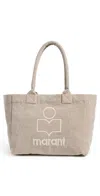 Isabel Marant Yenky Zipped Bag Beige