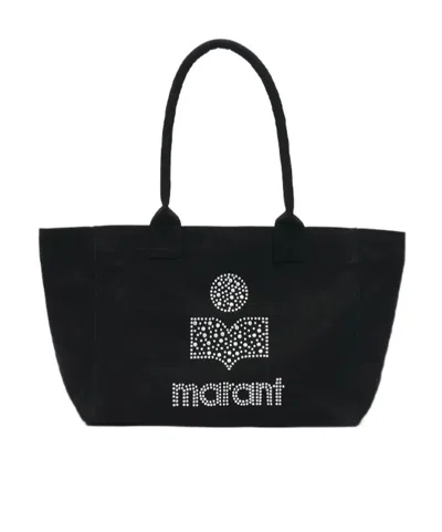 Isabel Marant Yenky Zipped Bag In Black