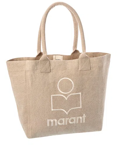 Isabel Marant Yenky Zipped Canvas Tote In Neutral