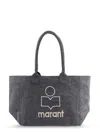 Isabel Marant Yenky Zipped Cotton Shoulder Bag