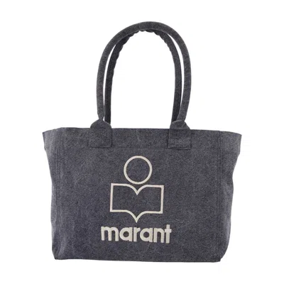 Isabel Marant Yenky Zipped Gz Shopping Bag In Black