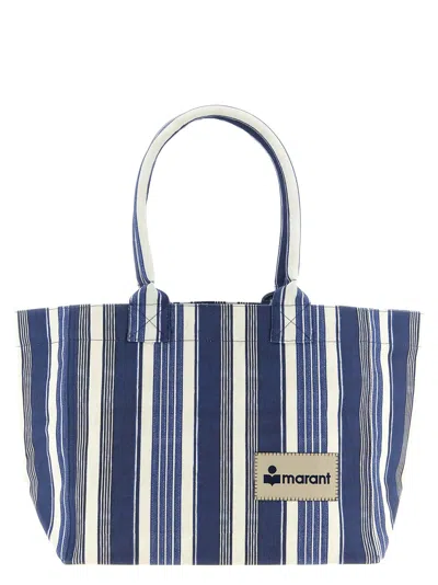Isabel Marant Yenky Zipped Shopping Bag In Blue