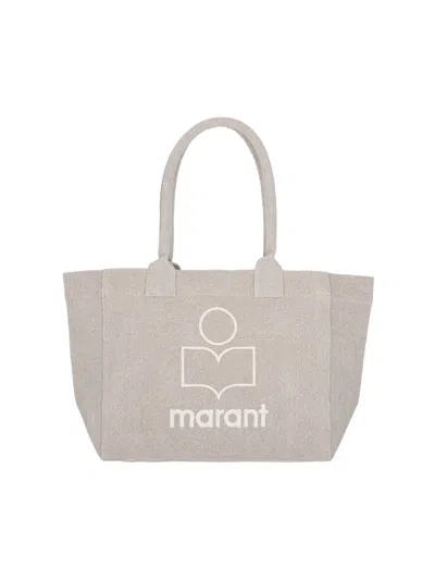 Isabel Marant 'yenky Zipped' Tote Bag In Sand
