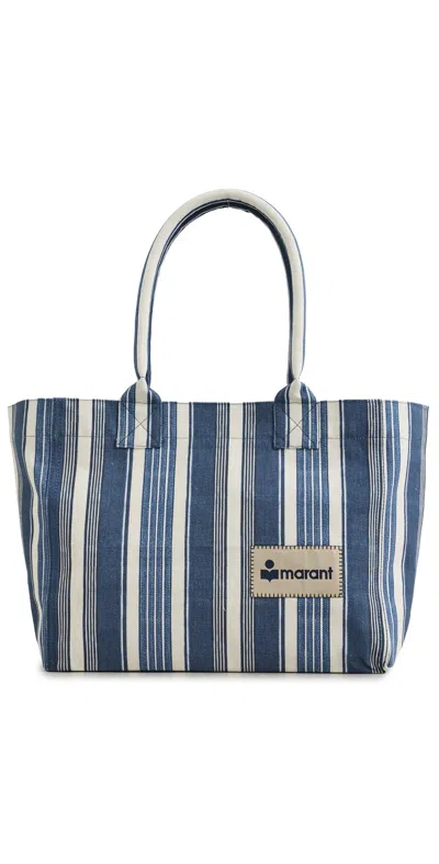 Isabel Marant Yenky Zipped Tote Blue