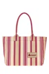 Isabel Marant Yenky Zipped Cotton Tote In Multi
