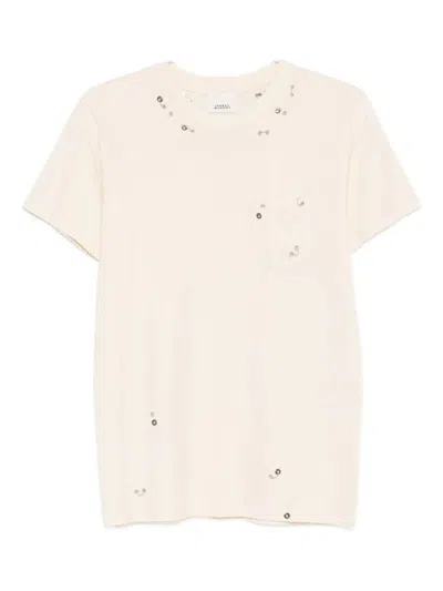 Isabel Marant Yezra Embellished T-shirt In Multi