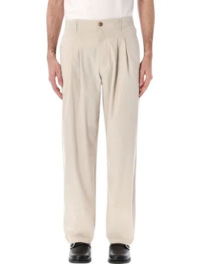 Isabel Marant Marant Yostin Cotton Trousers In Neutral