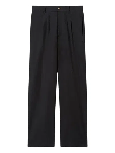 Isabel Marant Yostin Pleated Trousers In Black