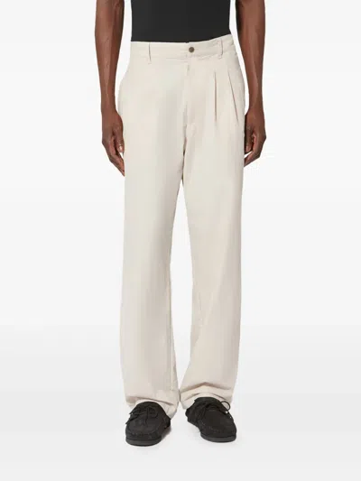 Isabel Marant Yostin Pleated Trousers In Neutral