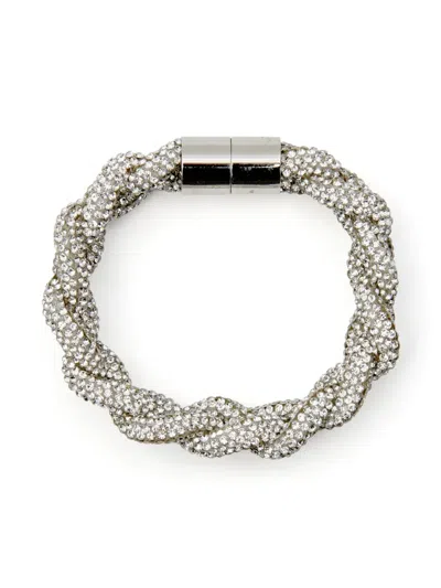 Isabel Marant Yua Crystal-embellished Bracelet In Silber