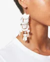 Isabel Marant Long Yue Earrings In White