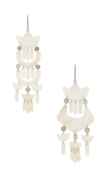 Isabel Marant Yue Long Earrings In Multi