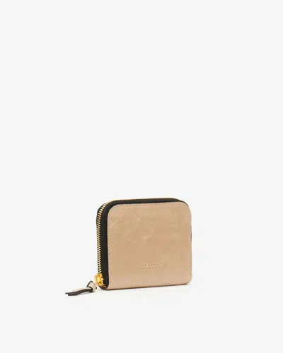 Isabel Marant Yuki Small Wallet In Sand