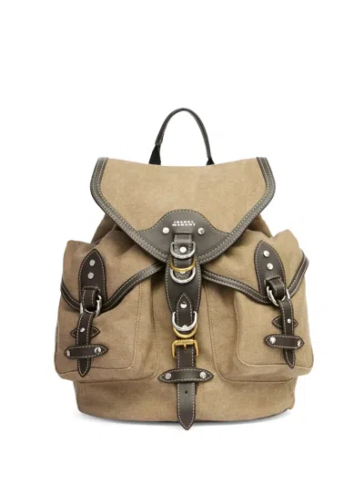Isabel Marant Yumbo Small Backpack In Neutral