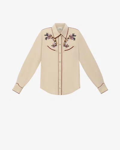 Isabel Marant Yzea Shirt In Neutral