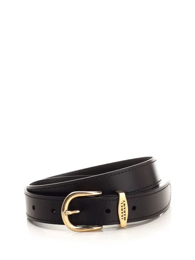 Isabel Marant Zadd Belt In Bk