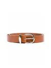 Isabel Marant Buckled Leather Belt In Orange
