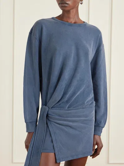 Isabel Marant Zae Mini Dress In Indigo In Blue