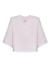 Isabel Marant Zaely Padded-shoulder Cropped Top