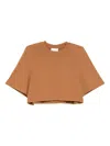 Isabel Marant Crew Neck T-shirt In Brown