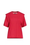 Isabel Marant Woman T-shirt Red Size Xs Cotton