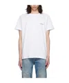 Isabel Marant Round Neckline Jersey T-shirt Shirt In White