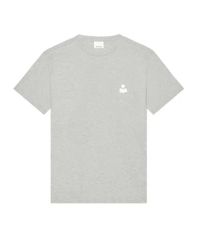 Isabel Marant Zafferh Short-sleeved T-shirt In Gray