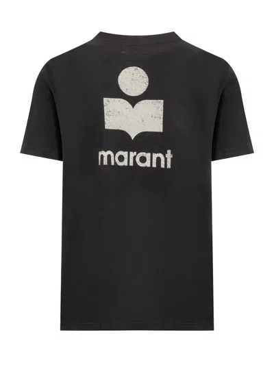 Isabel Marant Zafferh T-shirt In Black Ecru