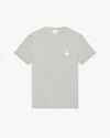 Isabel Marant Zafferh Short-sleeved T-shirt In Ecru And Gray