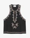 Isabel Marant Zahara Top In Black