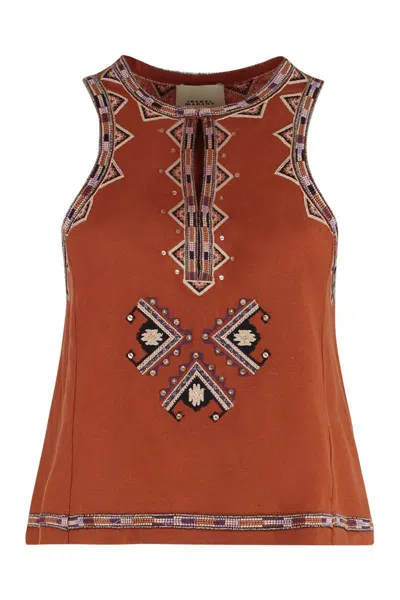 ISABEL MARANT ISABEL MARANT ZAHRA SILK TOP