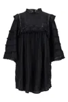Isabel Marant Zakae Ruffle-trimmed Silk Minidress