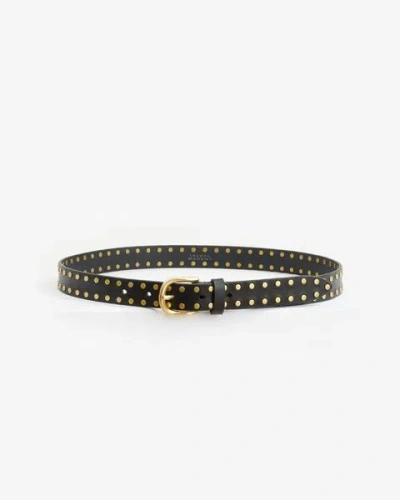 Isabel Marant Zap Belt In Black