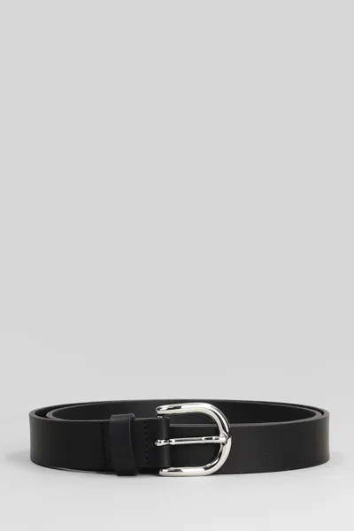 Isabel Marant Zap Belts In Black Leather